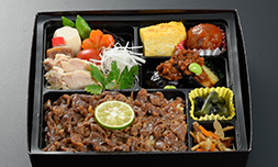 夏のお肉弁当